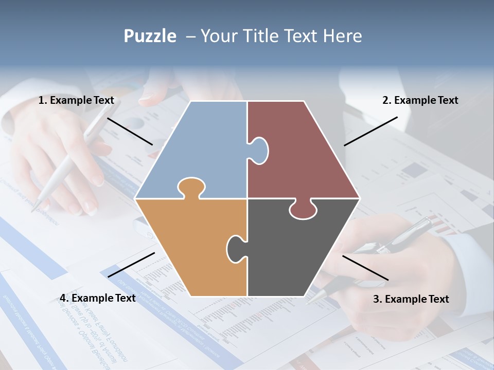 A Group Of People Sitting At A Table With A Tablet PowerPoint Template