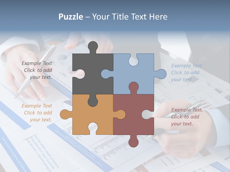 A Group Of People Sitting At A Table With A Tablet PowerPoint Template