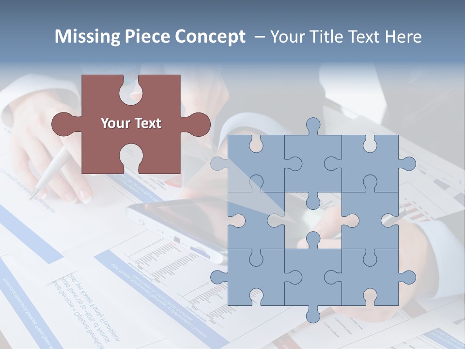 A Group Of People Sitting At A Table With A Tablet PowerPoint Template