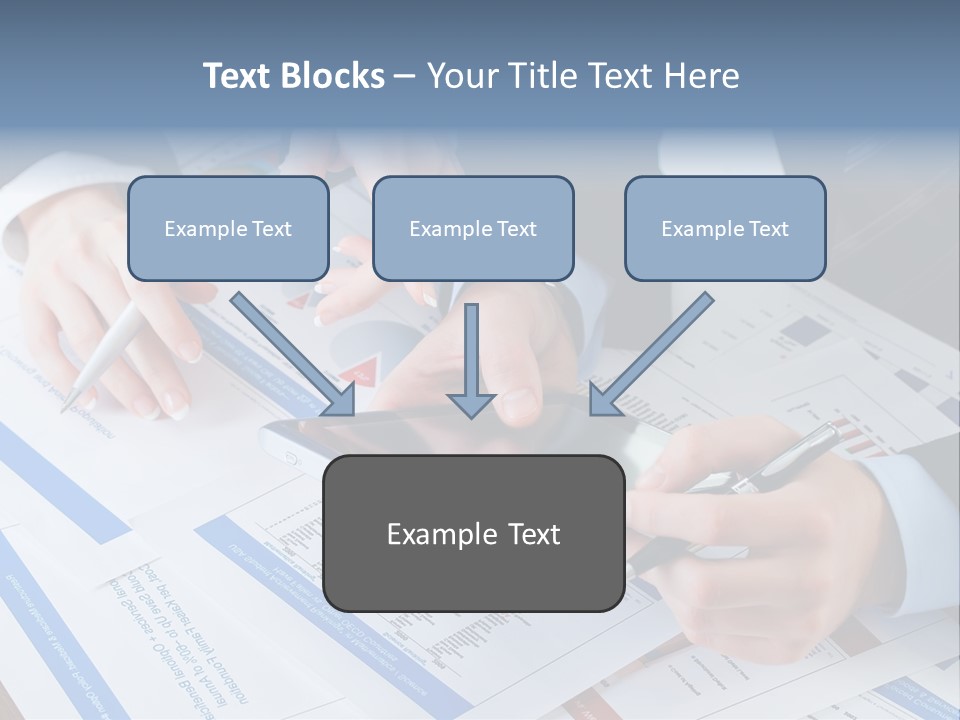 A Group Of People Sitting At A Table With A Tablet PowerPoint Template