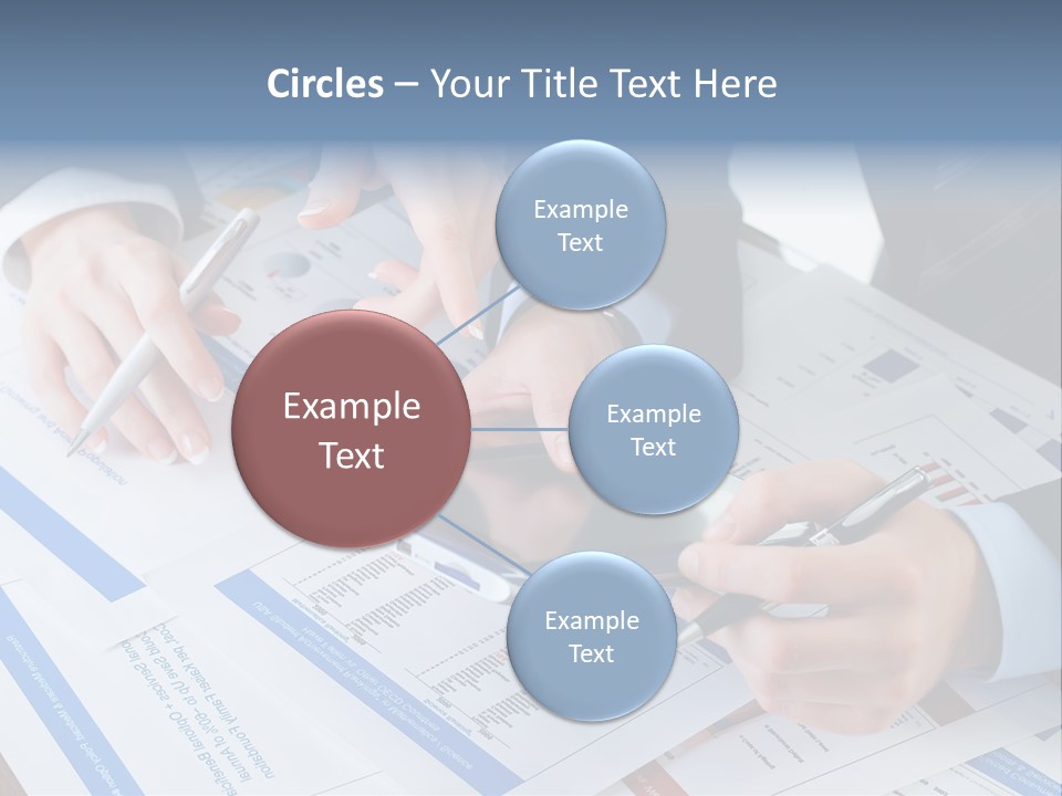 A Group Of People Sitting At A Table With A Tablet PowerPoint Template