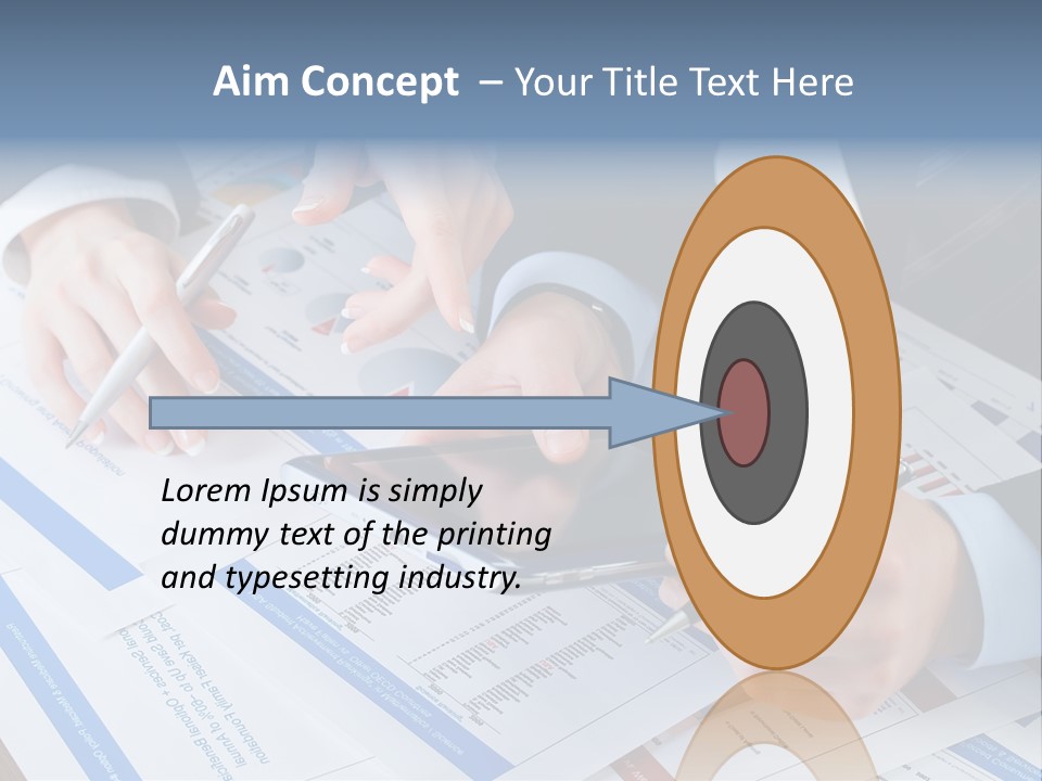 A Group Of People Sitting At A Table With A Tablet PowerPoint Template