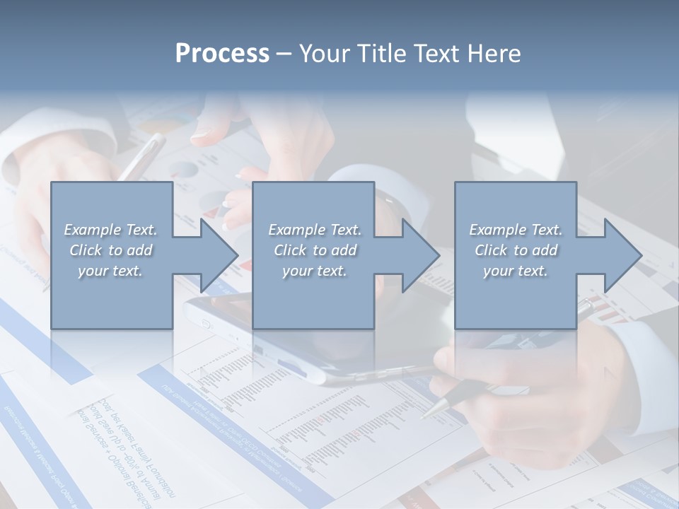 A Group Of People Sitting At A Table With A Tablet PowerPoint Template