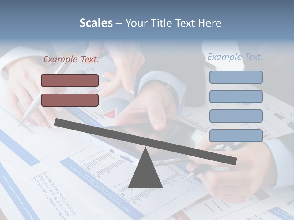 A Group Of People Sitting At A Table With A Tablet PowerPoint Template