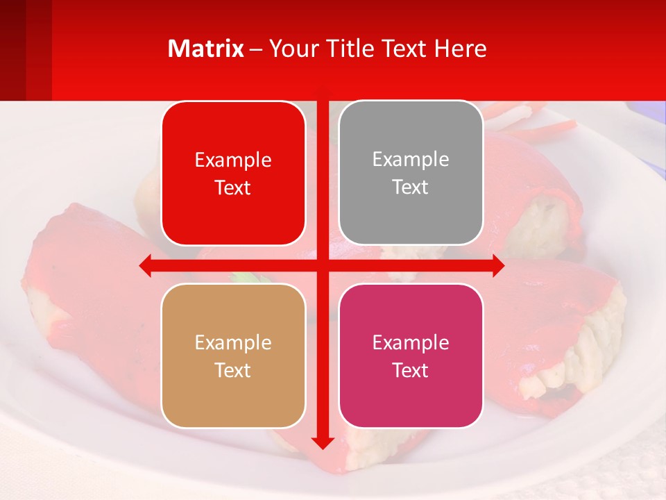 A Plate Of Food With Carrots And A Fork PowerPoint Template