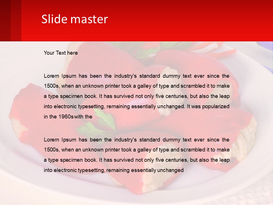 A Plate Of Food With Carrots And A Fork PowerPoint Template
