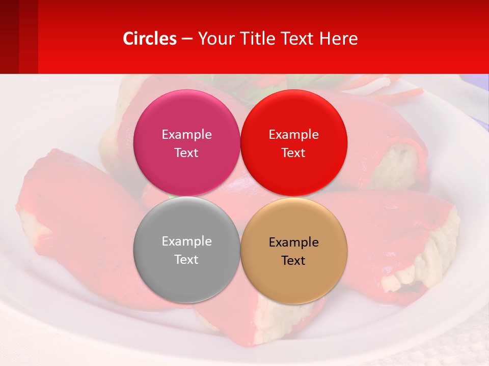A Plate Of Food With Carrots And A Fork PowerPoint Template