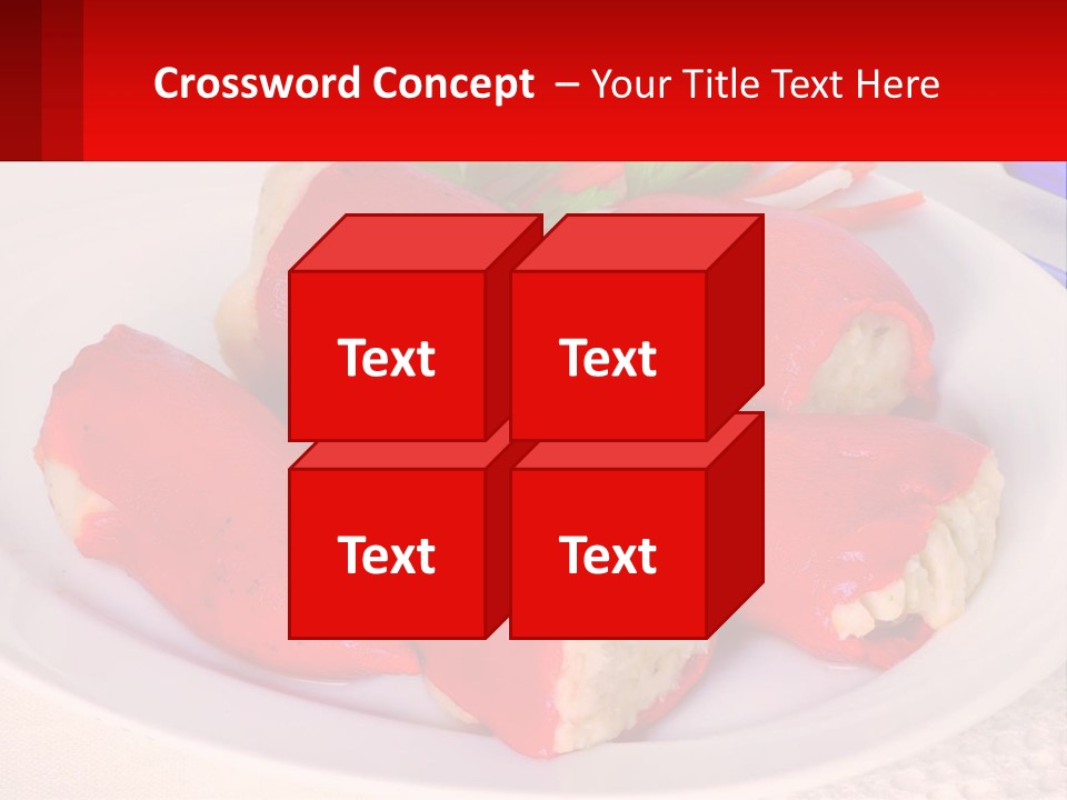 A Plate Of Food With Carrots And A Fork PowerPoint Template