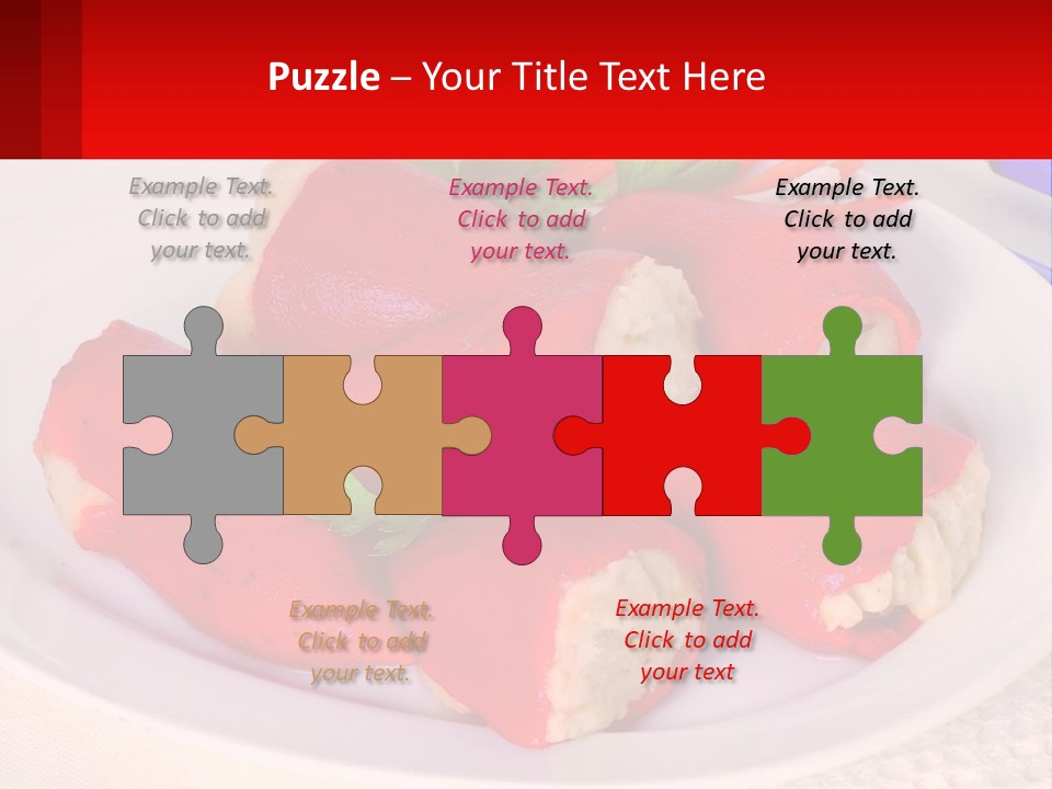 A Plate Of Food With Carrots And A Fork PowerPoint Template