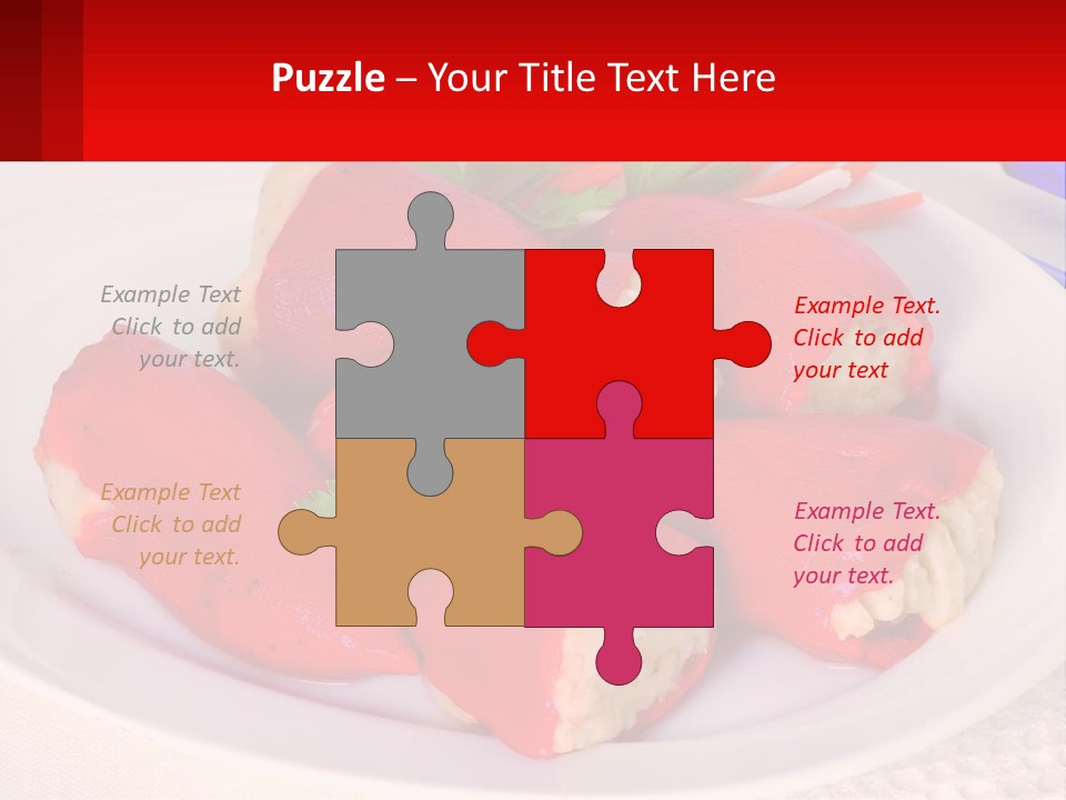 A Plate Of Food With Carrots And A Fork PowerPoint Template