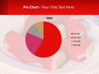 A Plate Of Food With Carrots And A Fork PowerPoint Template