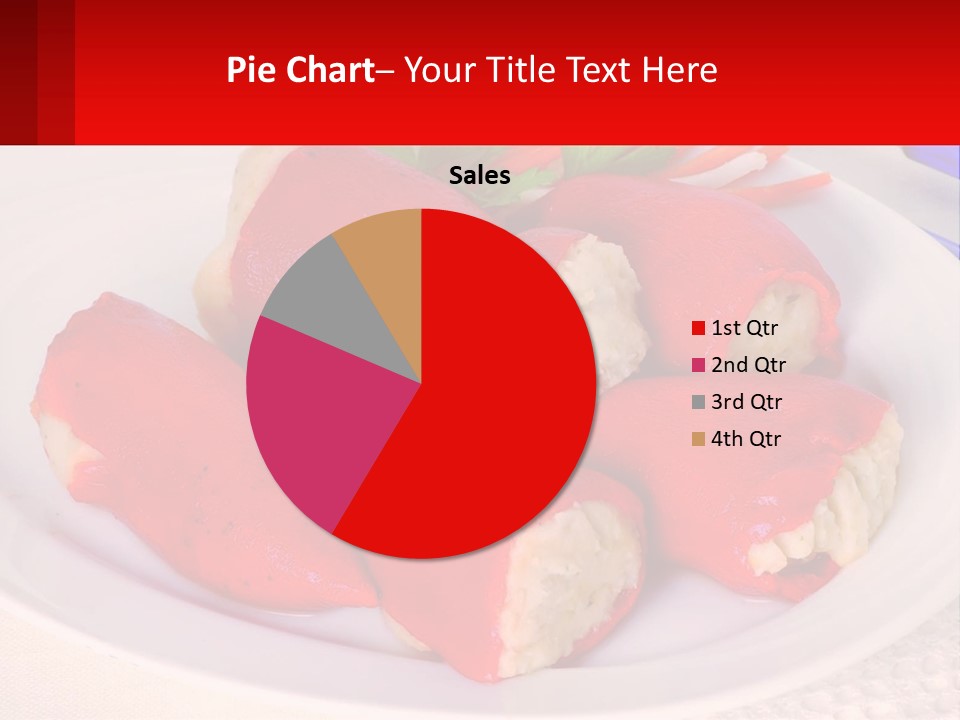 A Plate Of Food With Carrots And A Fork PowerPoint Template