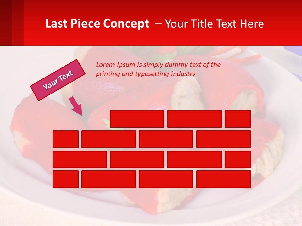 A Plate Of Food With Carrots And A Fork PowerPoint Template