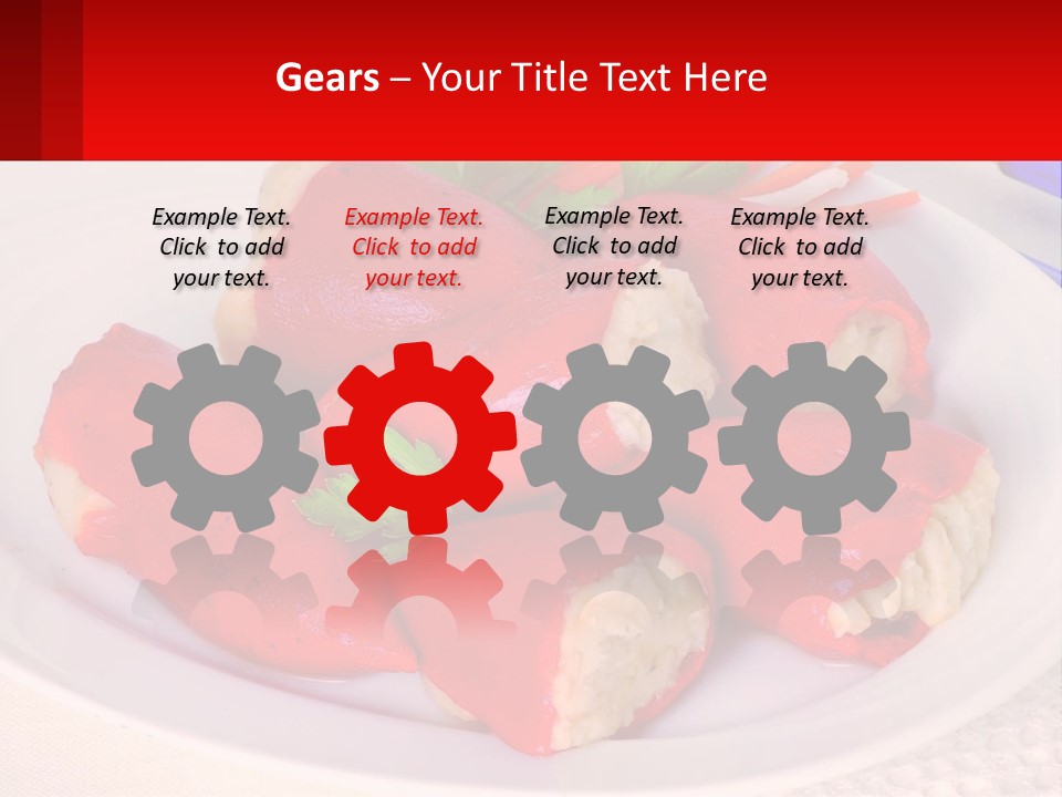 A Plate Of Food With Carrots And A Fork PowerPoint Template