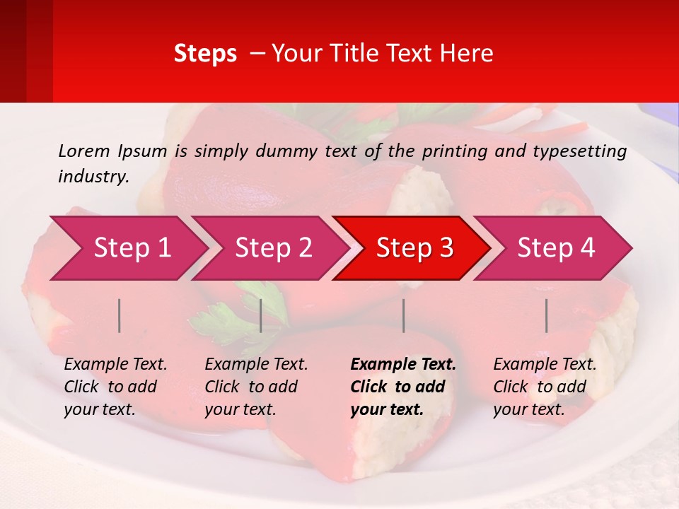 A Plate Of Food With Carrots And A Fork PowerPoint Template