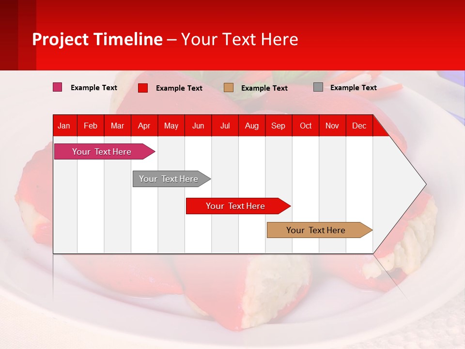 A Plate Of Food With Carrots And A Fork PowerPoint Template