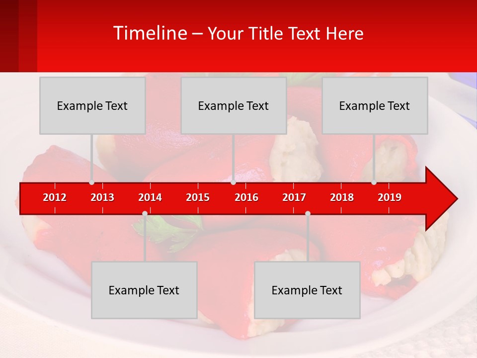 A Plate Of Food With Carrots And A Fork PowerPoint Template