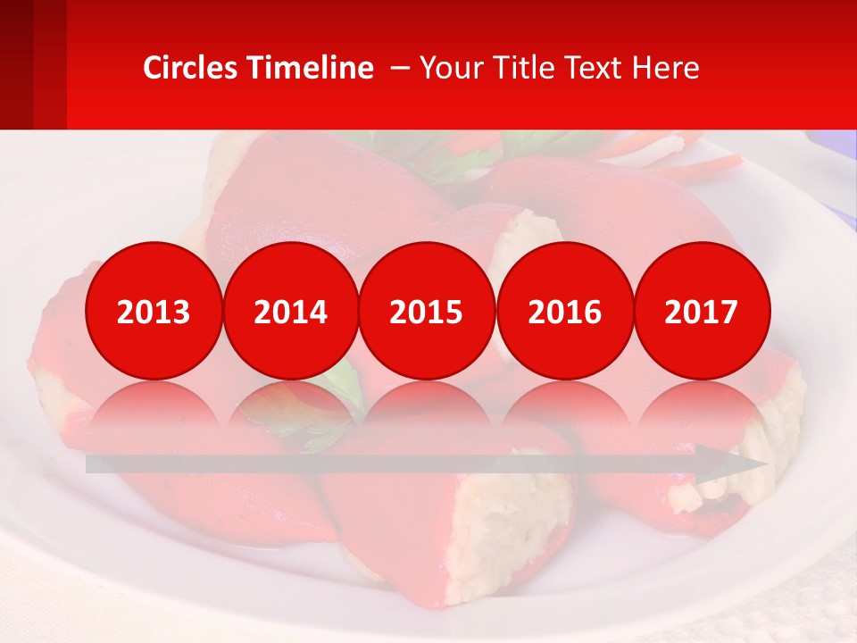 A Plate Of Food With Carrots And A Fork PowerPoint Template