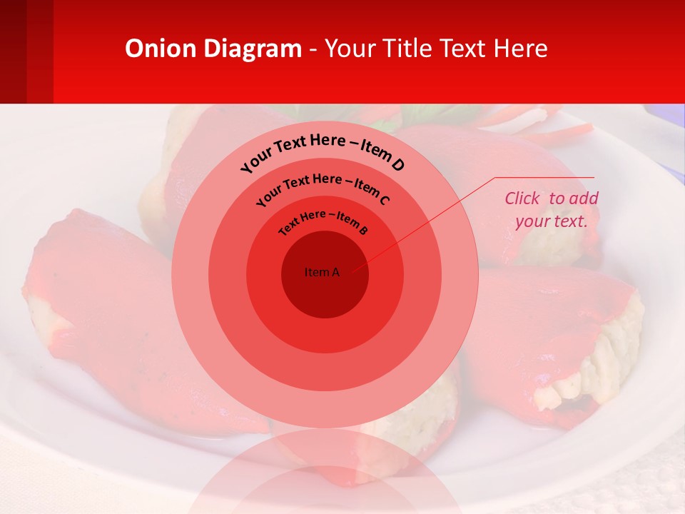A Plate Of Food With Carrots And A Fork PowerPoint Template