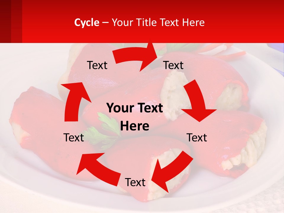 A Plate Of Food With Carrots And A Fork PowerPoint Template