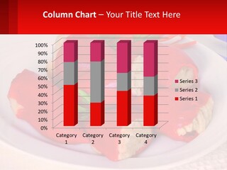 A Plate Of Food With Carrots And A Fork PowerPoint Template