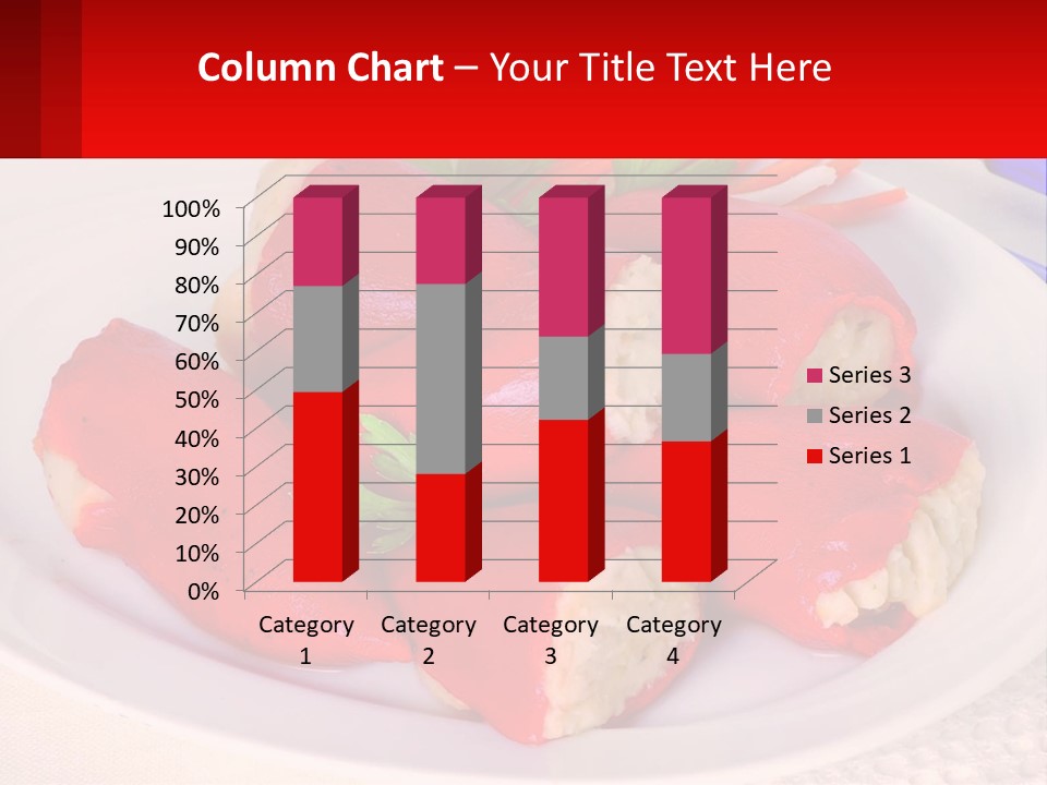 A Plate Of Food With Carrots And A Fork PowerPoint Template