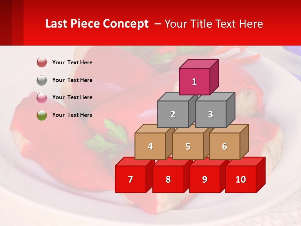 A Plate Of Food With Carrots And A Fork PowerPoint Template