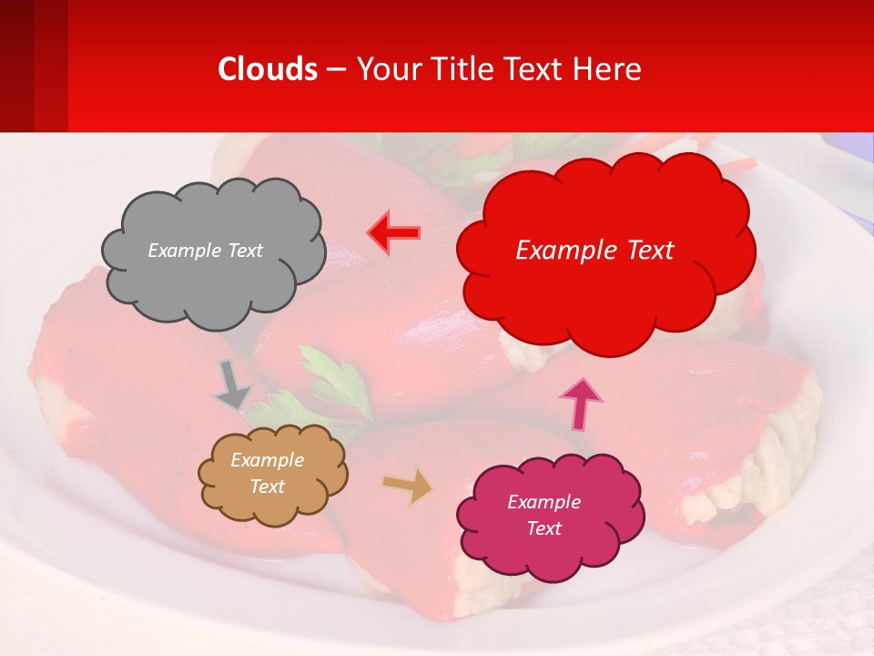 A Plate Of Food With Carrots And A Fork PowerPoint Template