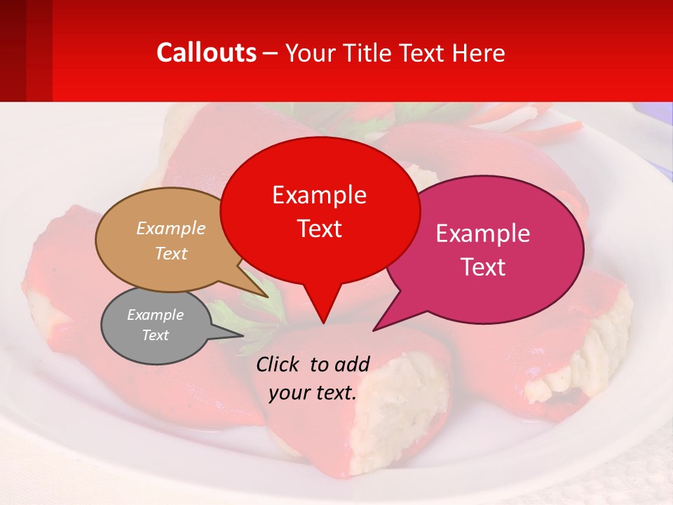 A Plate Of Food With Carrots And A Fork PowerPoint Template