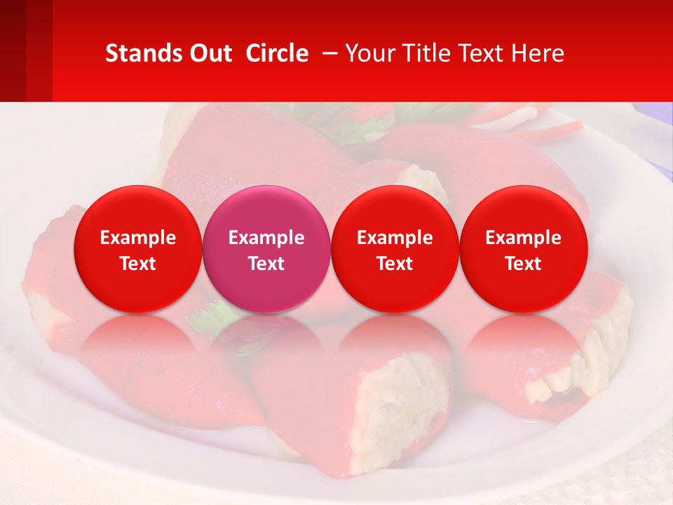 A Plate Of Food With Carrots And A Fork PowerPoint Template
