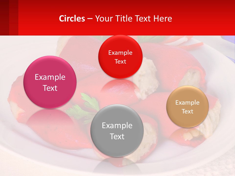 A Plate Of Food With Carrots And A Fork PowerPoint Template