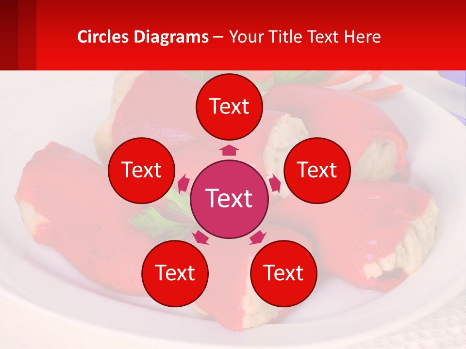 A Plate Of Food With Carrots And A Fork PowerPoint Template