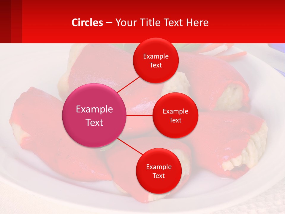 A Plate Of Food With Carrots And A Fork PowerPoint Template