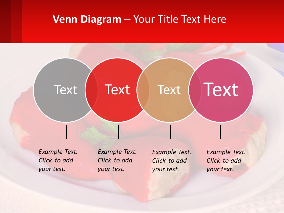 A Plate Of Food With Carrots And A Fork PowerPoint Template