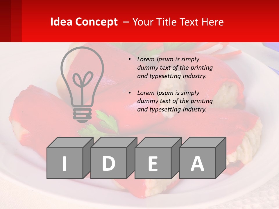 A Plate Of Food With Carrots And A Fork PowerPoint Template