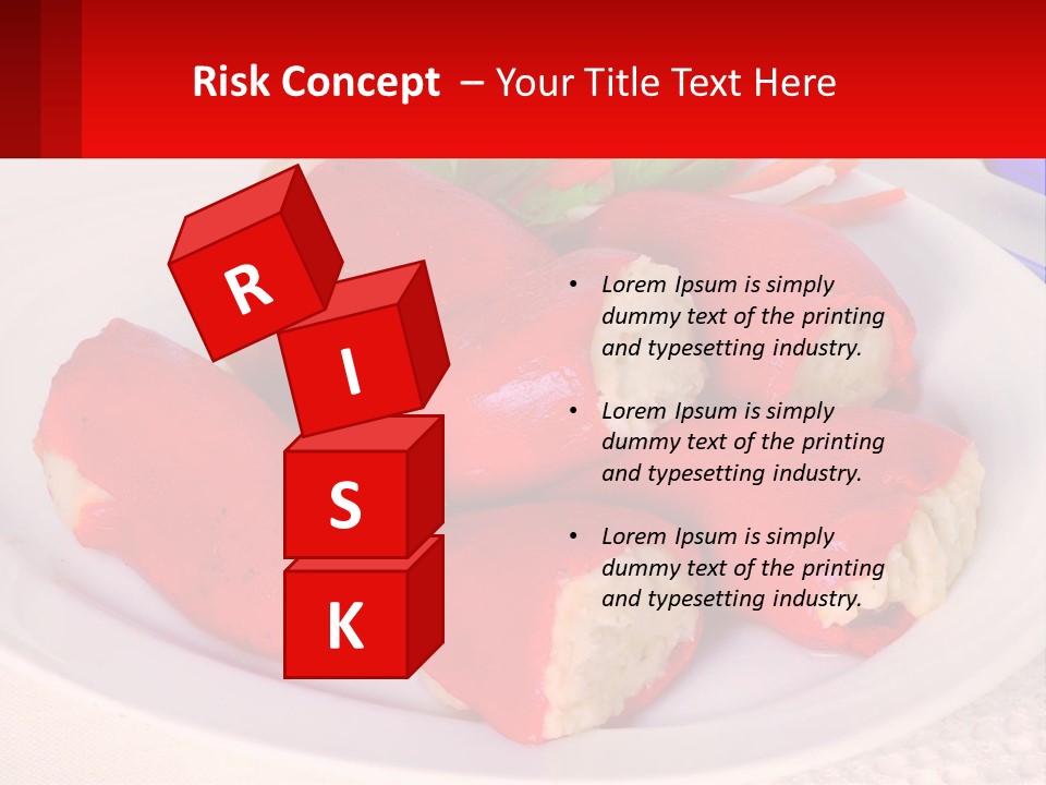 A Plate Of Food With Carrots And A Fork PowerPoint Template