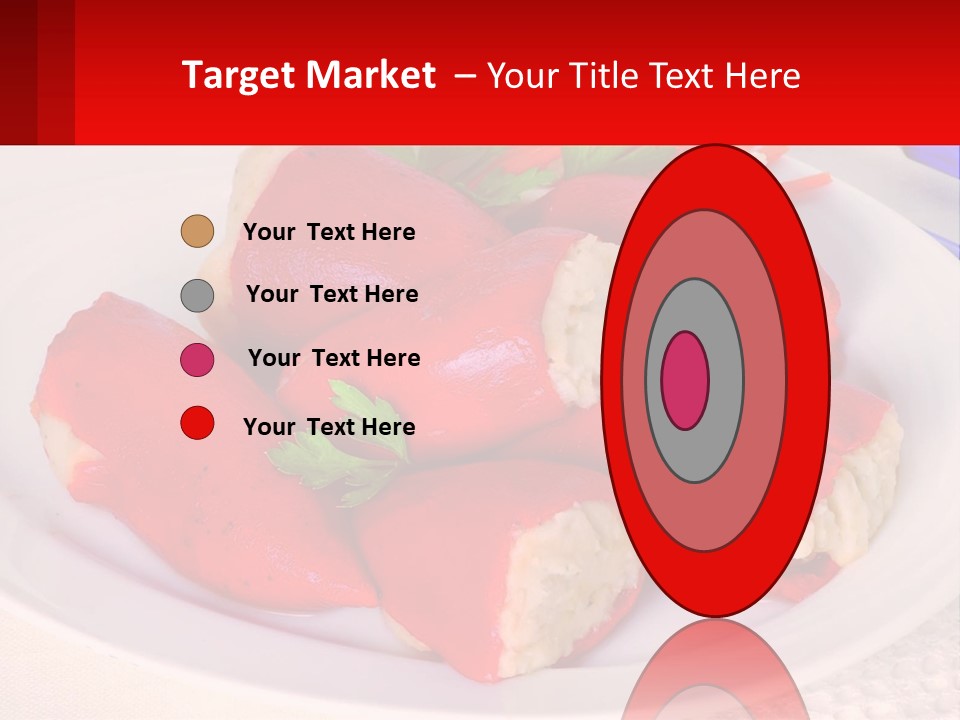 A Plate Of Food With Carrots And A Fork PowerPoint Template