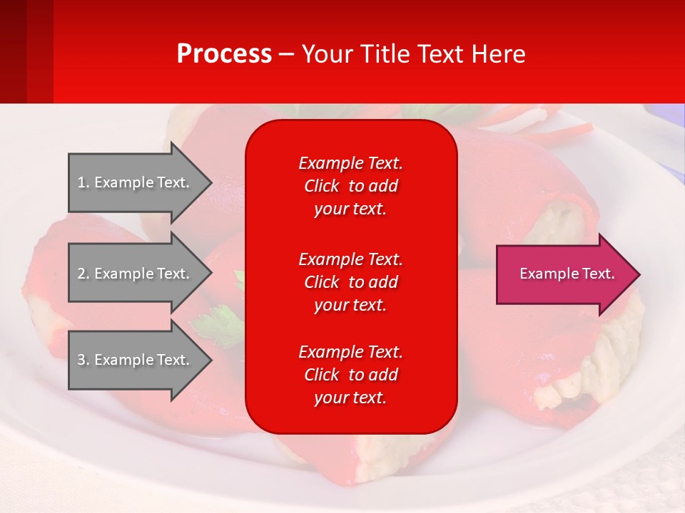 A Plate Of Food With Carrots And A Fork PowerPoint Template