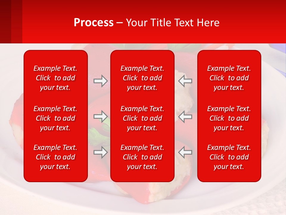 A Plate Of Food With Carrots And A Fork PowerPoint Template