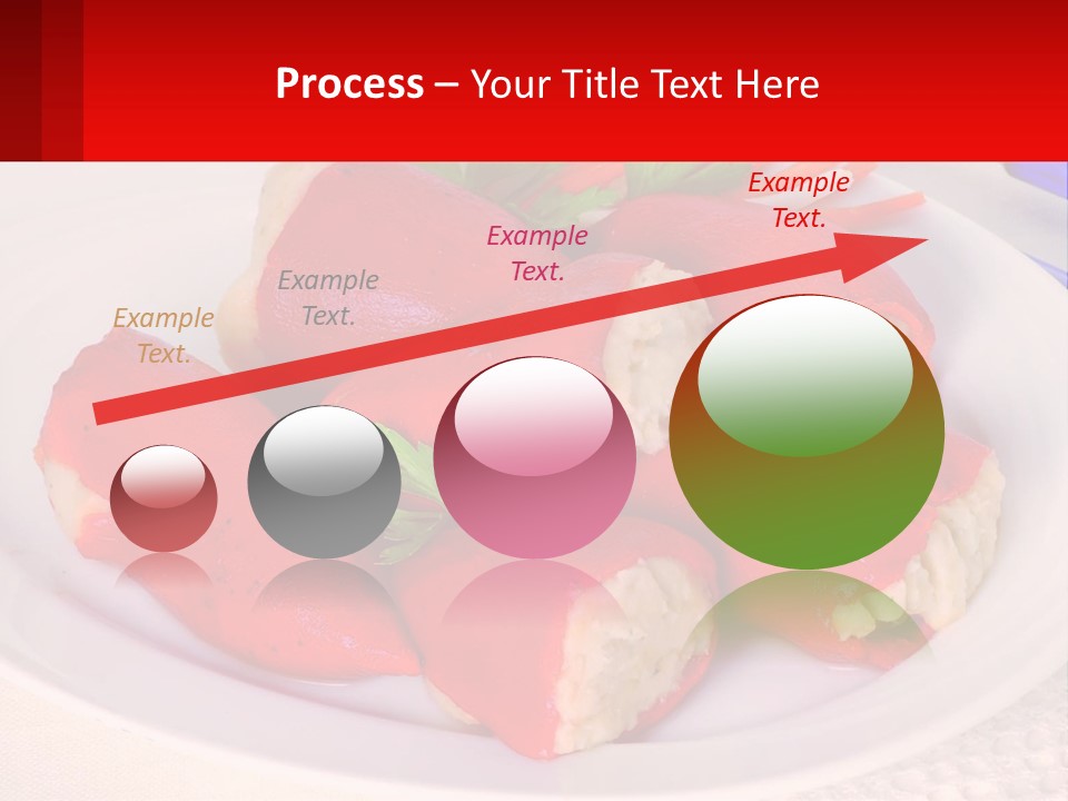A Plate Of Food With Carrots And A Fork PowerPoint Template