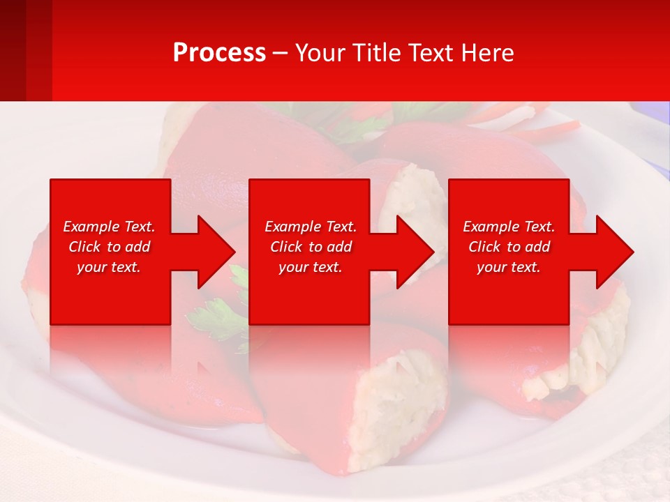 A Plate Of Food With Carrots And A Fork PowerPoint Template