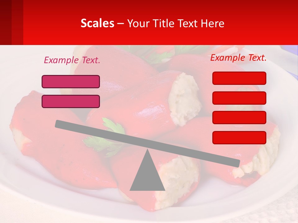 A Plate Of Food With Carrots And A Fork PowerPoint Template