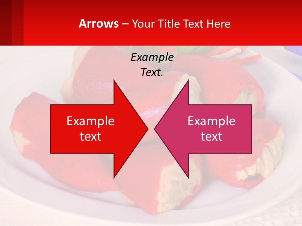 A Plate Of Food With Carrots And A Fork PowerPoint Template