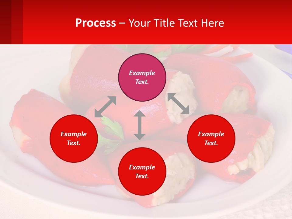 A Plate Of Food With Carrots And A Fork PowerPoint Template
