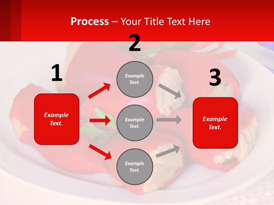 A Plate Of Food With Carrots And A Fork PowerPoint Template
