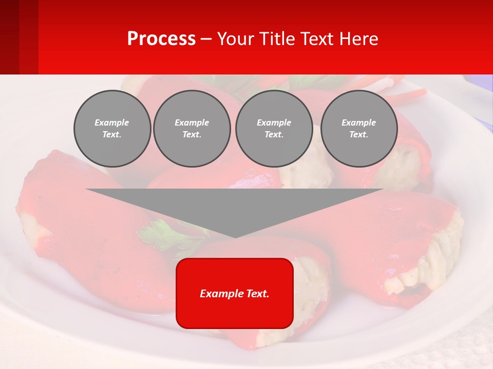 A Plate Of Food With Carrots And A Fork PowerPoint Template