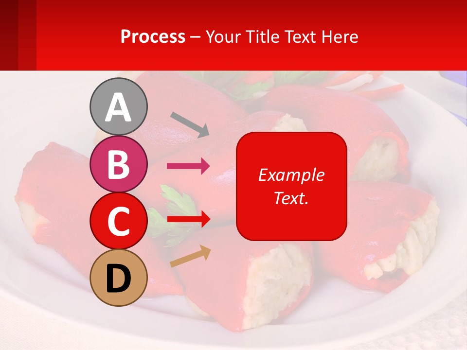 A Plate Of Food With Carrots And A Fork PowerPoint Template
