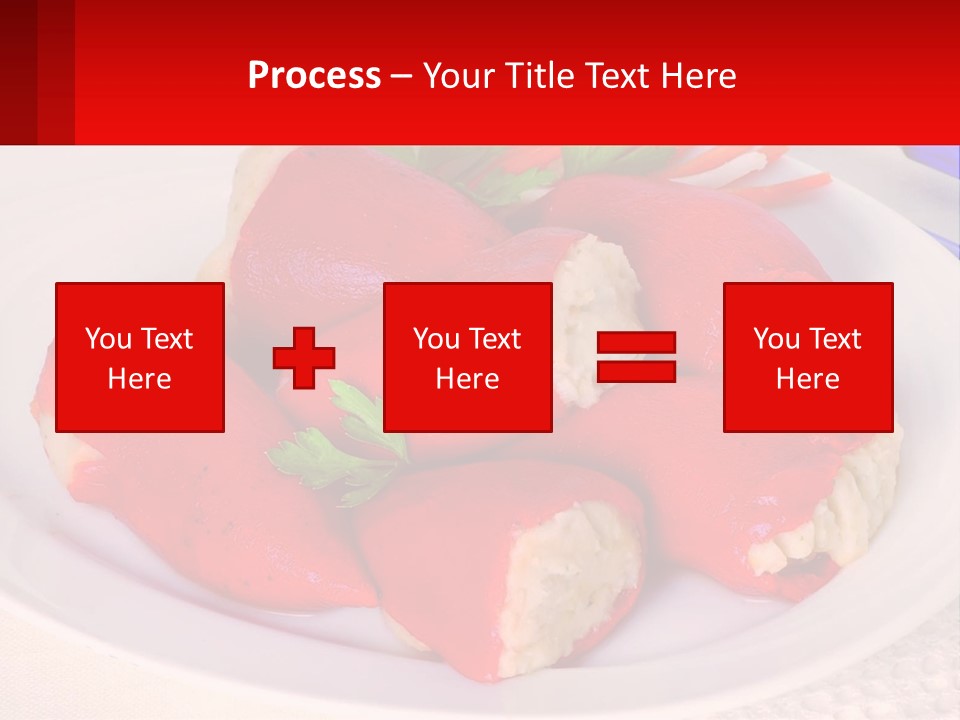 A Plate Of Food With Carrots And A Fork PowerPoint Template