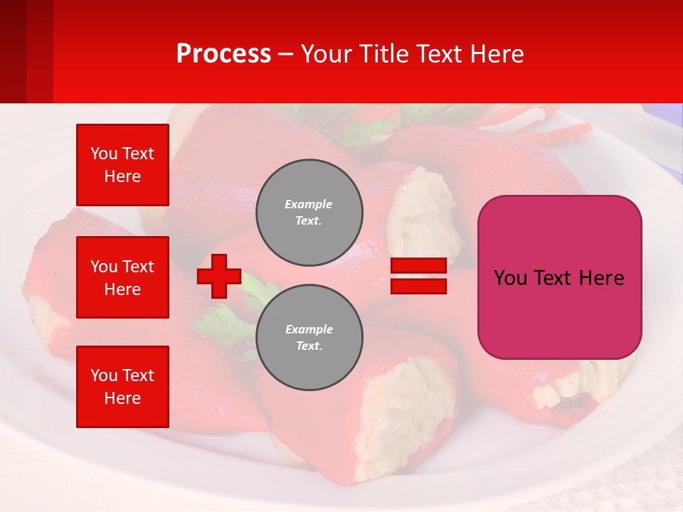 A Plate Of Food With Carrots And A Fork PowerPoint Template