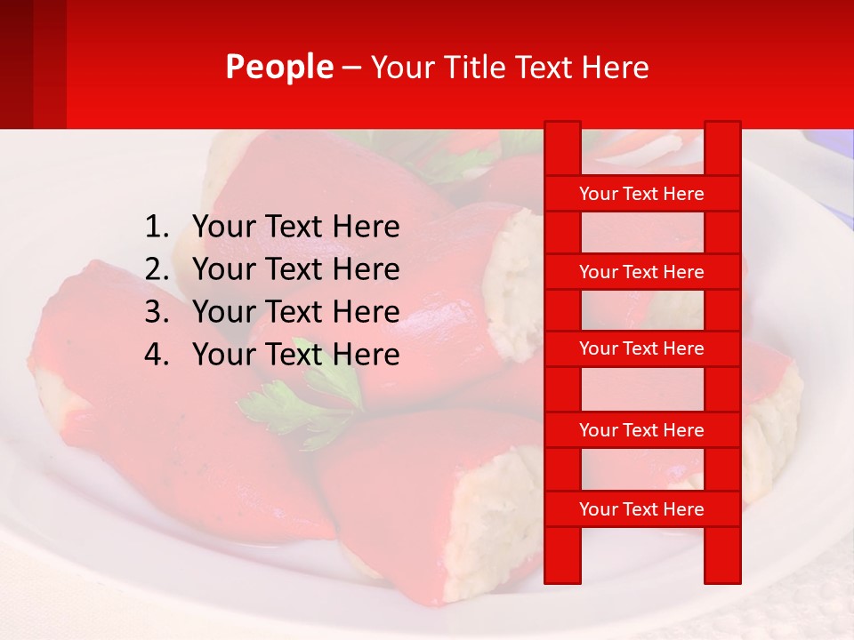 A Plate Of Food With Carrots And A Fork PowerPoint Template